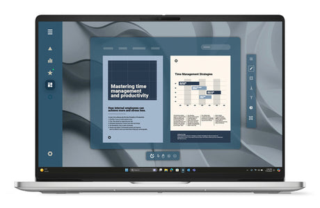 Dell Pro 16 PC16255 – front med skærm