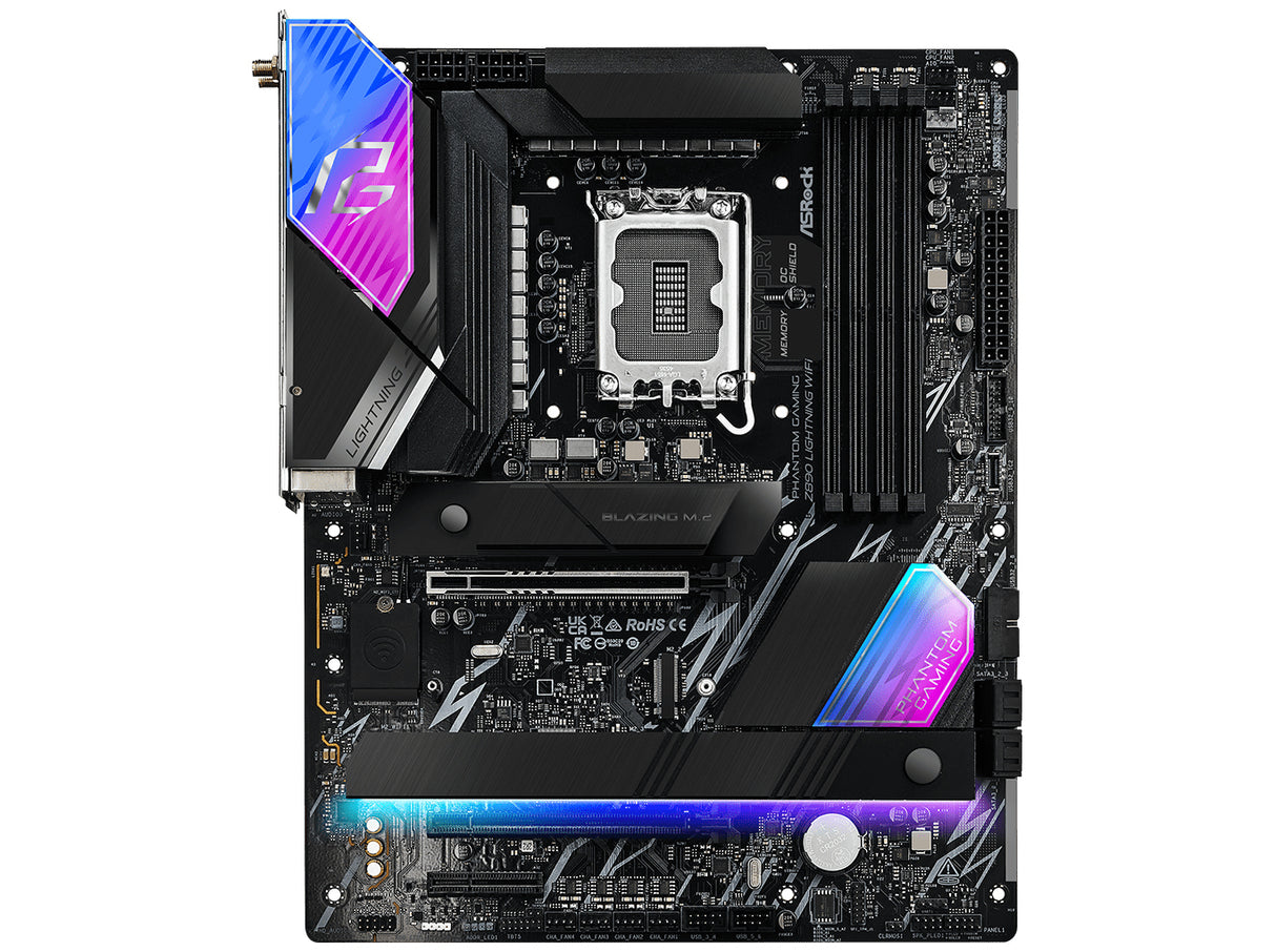 ASRock Z890 PG Lightning WIFI Motherboard ATX LGA-1851 Intel Z890 ASRock