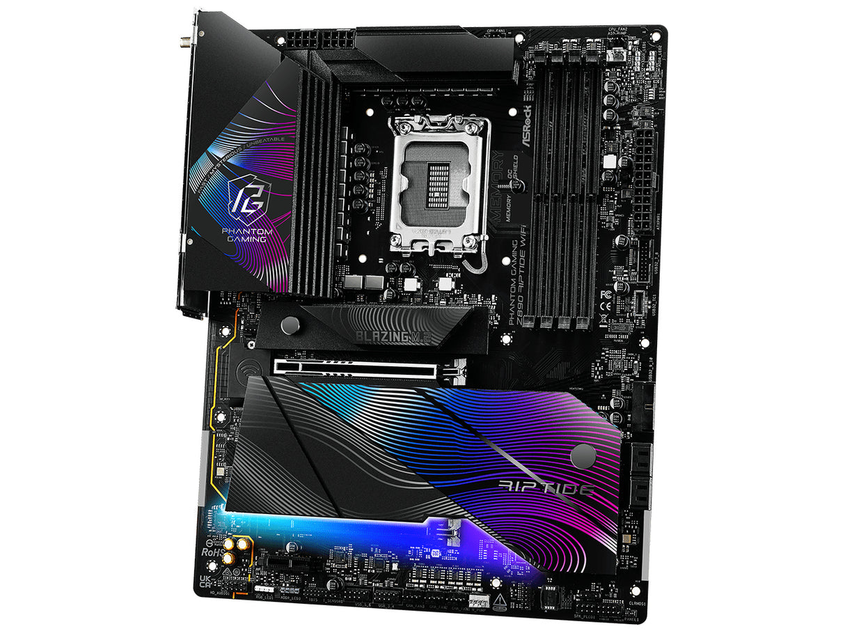 ASRock Z890 Riptide WIFI Motherboard ATX LGA-1851 Intel Z890 ASRock