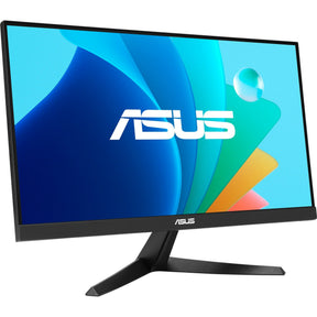 ASUS VY229HF – sort skærm set skråt forfra