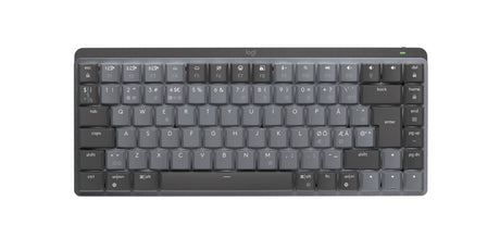 Logitech - MX Compact Mechanical Wireless Illuminated Keyboard - Nordic - Linear Switch