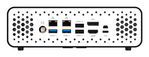 Zotac ZBOX CI629 Nano – bagside og porte