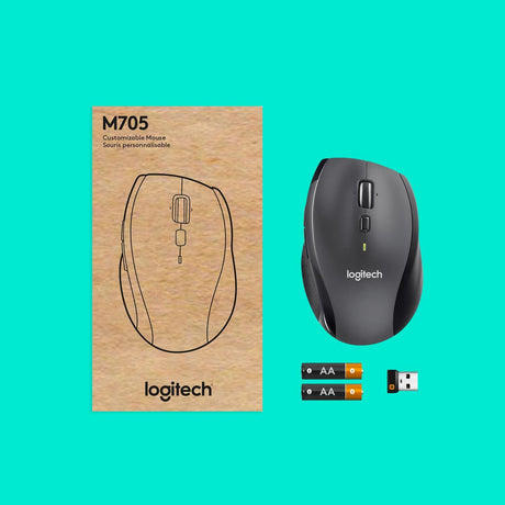 Logitech - Marathon M705 Wireless mouse CHARCOAL