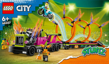LEGO 60357 City Stunt Truck with Fire Tire Challenge LEGO