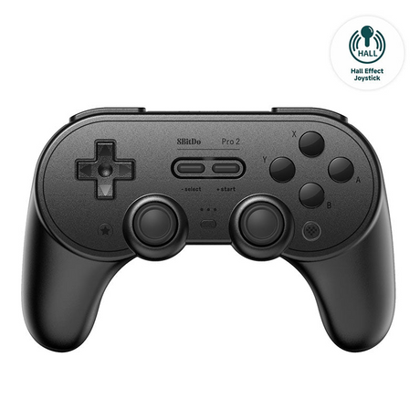 8BitDo PRO 2 Gamepad Hall Ed/Sort 8Bitdo