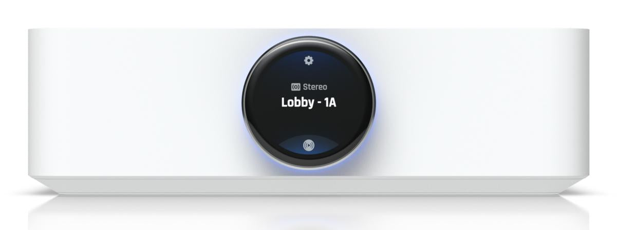 Ubiquiti PowerAmp, amplifier white, Wi-Fi, AirPlay 2, Spotify Connect Ubiquiti