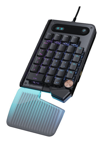 Turtle Beach Command KP7 – USB-gamingkeypad – Sort – keypad med håndledsstøtte
