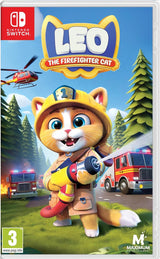Leo the Firefighter Cat – Nintendo Switch-spilæske med PEGI 3