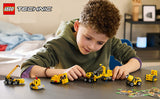 LEGO Technic 42233 – producentillustration af eksempler fra serien