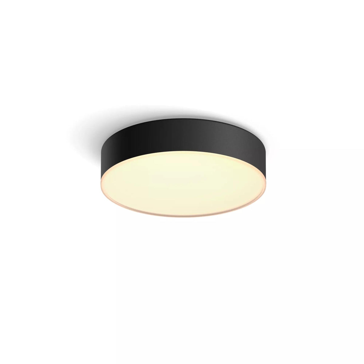 Philips Hue - Enrave Ceiling Lamp Small 26,1 cm - White Ambiance Black Philips Hue