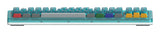 8BitDo Retro 87 Mechanical Keyboard Clear Blue – Tastaturets kantprofil