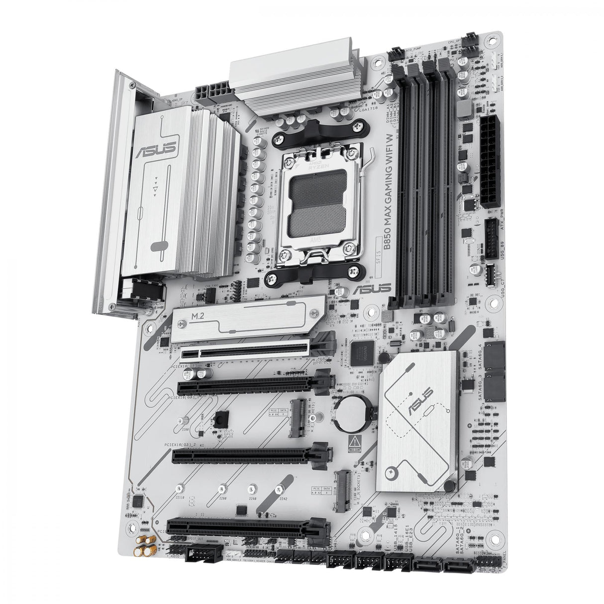 ASUS B850 MAX GAMING WIFI WHITE (ATX, B850, AM5, DDR5) ASUS