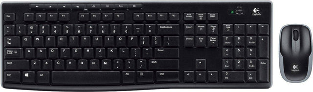 Logitech - MK270 Wireless Keyboard and Mouse Combo Set - Nordic Layout