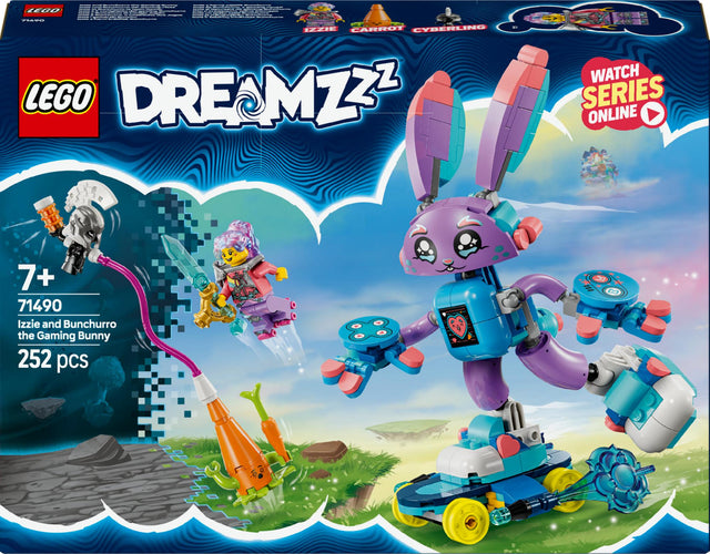 LEGO 71490 DREAMZzz Izzie and Bunchurro the Gaming Bunny LEGO