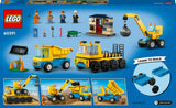 LEGO 60391 City Construction Vehicles and Crane with Wrecking Ball Construction Toy LEGO