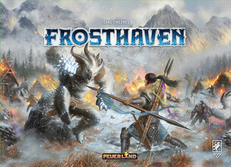 Feuerland Frosthaven Brætspil Tysk – Omslagsillustration