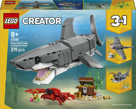 LEGO - LEGO Creator - Fierce Shark with a Treasure Chest (31381) LEGO
