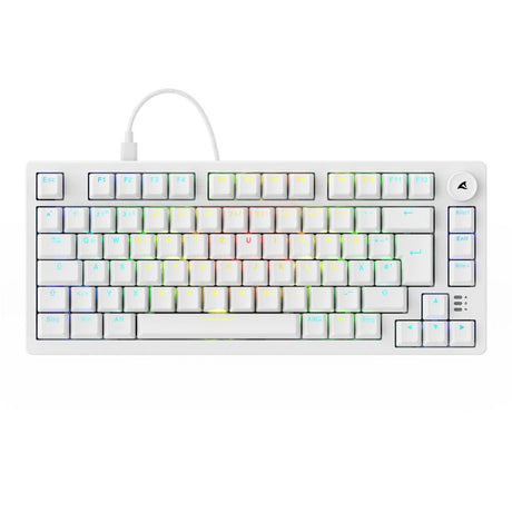 Sharkoon SKILLER SGK25 (white, DE layout, Huano Red) Sharkoon