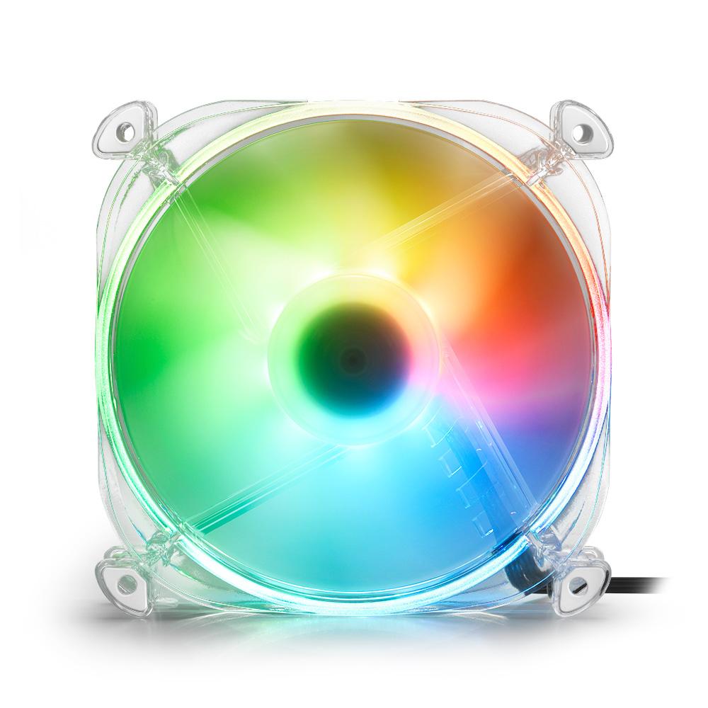 Sharkoon SHARK Disc PWM kabinetblæser – 120 mm, ARGB – billede 5