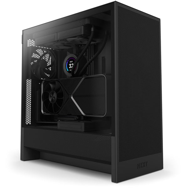 NZXT H5 Flow (2024) Midi-Tower-Gehäuse – Schwarz