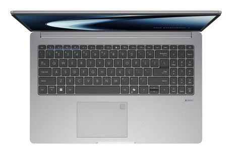 ASUS ExpertBook P1 PM1503CDA-S70064X – taster og arbejdsflade set ovenfra; tastaturlayout illustrativt