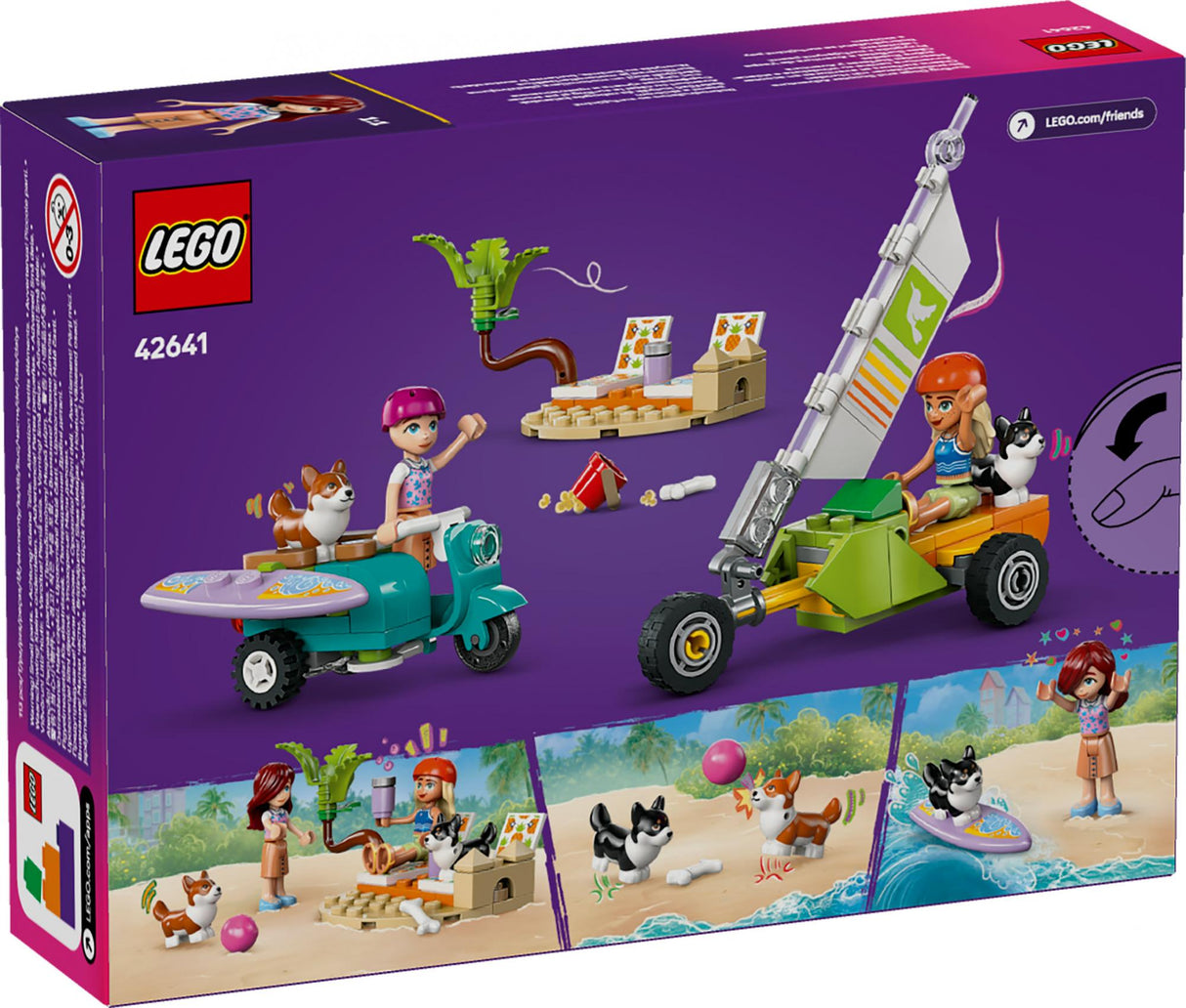 LEGO 42641 LEGO Friends Beach Adventure with Dogs LEGO
