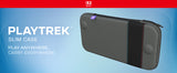 Turtle Beach PlayTrek Slim – Switch 2-etui – Charcoal Black – producentillustration af etui og produktnavn