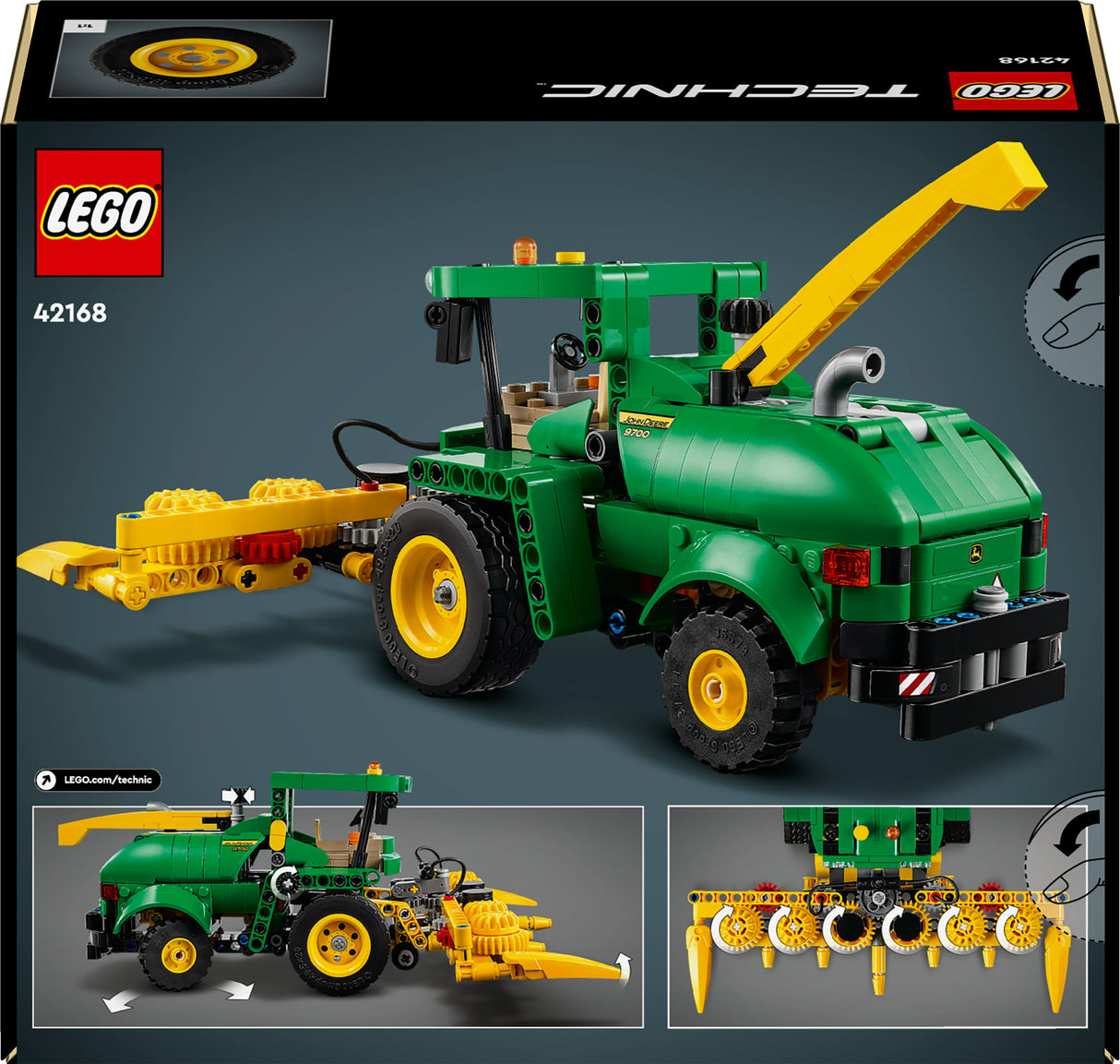 LEGO 42168 Technic John Deere 9700 Forage Harvester, construction toy LEGO