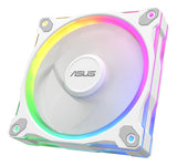 ASUS Prime MR120 ARGB Reverse Fan – kabinetblæser – Hvid – Reverse