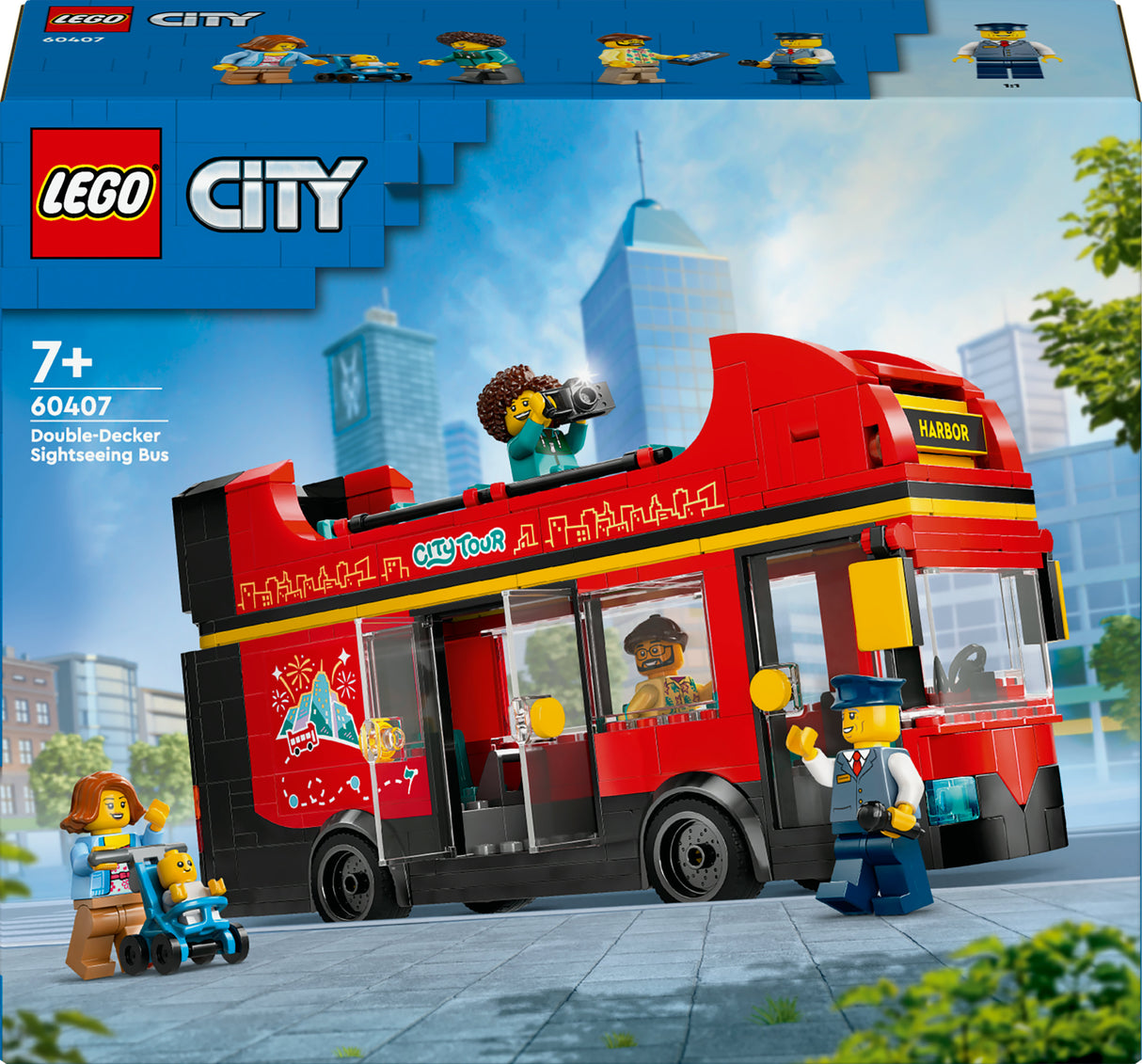 LEGO City - Red Double-Decker Sightseeing Bus (60407) LEGO