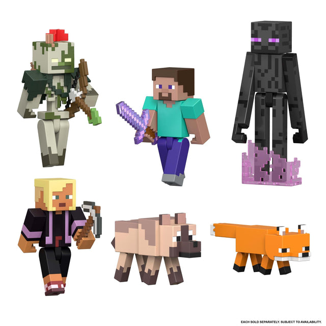 Minecraft - Biome Builds 8cm Figure - Steve (JJR85-JJ10) Minecraft