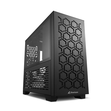 Sharkoon MS-Y1000, gaming tower case (black, tempered glass side panel) Sharkoon