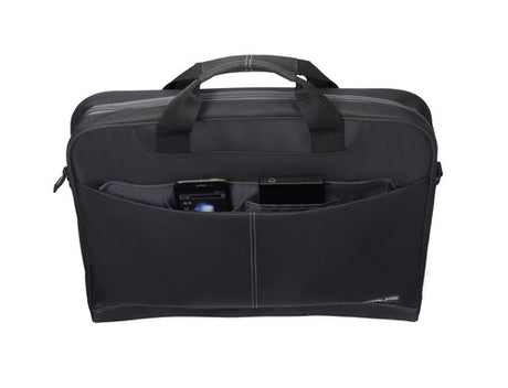 ASUS Nereus Carry Bag – åben frontlomme med eksempler på småt udstyr