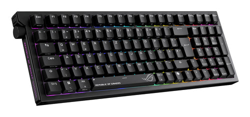 Asus ROG Strix Morph 96 Wireless – tastatur med tysk DE-layout – Sort