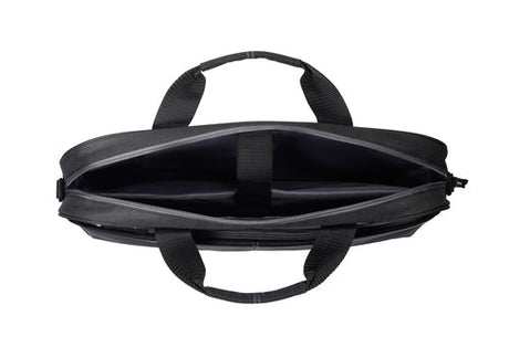 ASUS Nereus Carry Bag – åbent hovedrum med rem til fastholdelse af computer