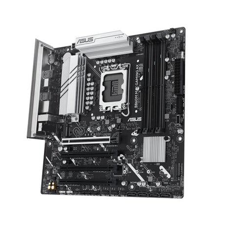 ASUS B860M MAX GAMING AX – skråt ovenfra