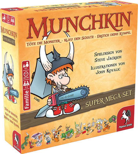 Pegasus Munchkin Fantasy Super-Mega-Set Tysk – Super-Mega-Set-æske
