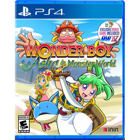 Wonder Boy: Asha in Monster World – PlayStation 4 – spilomslag