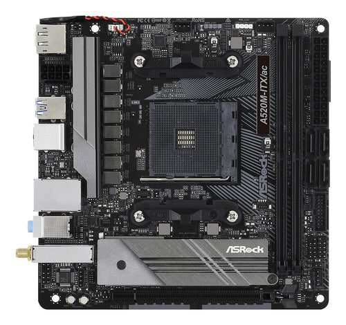 ASRock A520M-ITX/ac bundkort - produktbillede 2