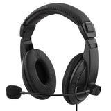 Deltaco HL-56 Ledningsført Headset - Sort Deltaco