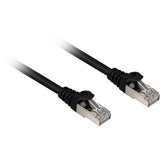 Sharkoon RJ45 Cat6a S/FTP Black 2m 10Gbps 500MHz LSZH Halogen-Free LAN Network Cable Sharkoon