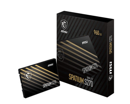 MSI SPATIUM S270 960 GB SSD - 2,5" SATA - produktbillede