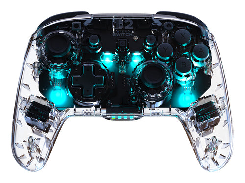 Turtle Beach Afterglow Clear Wireless – Switch-controller – Front og knapper