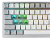 ASUS ROG AZOTH MOONLIGHT WHITE 75% Wireless DIY Custom RGB Gaming Keyboard, NX Red Switches, OLED Display, PBT ASUS