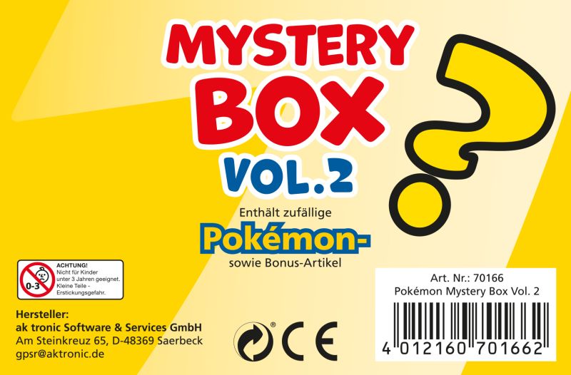 Pokémon Mystery Box  – Originale Kort