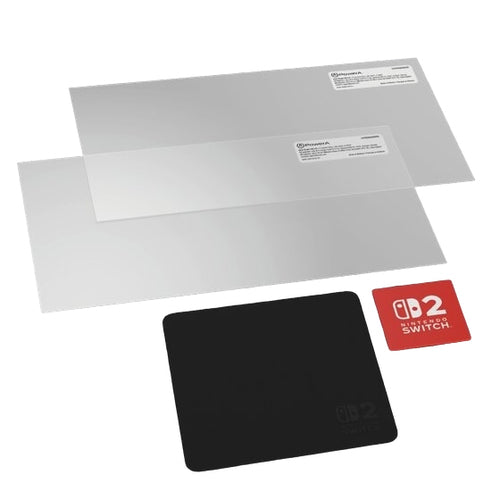 PowerA skærmbeskytter Nintendo Switch 2, 2 stk. – To skærmbeskyttere og tilbehør