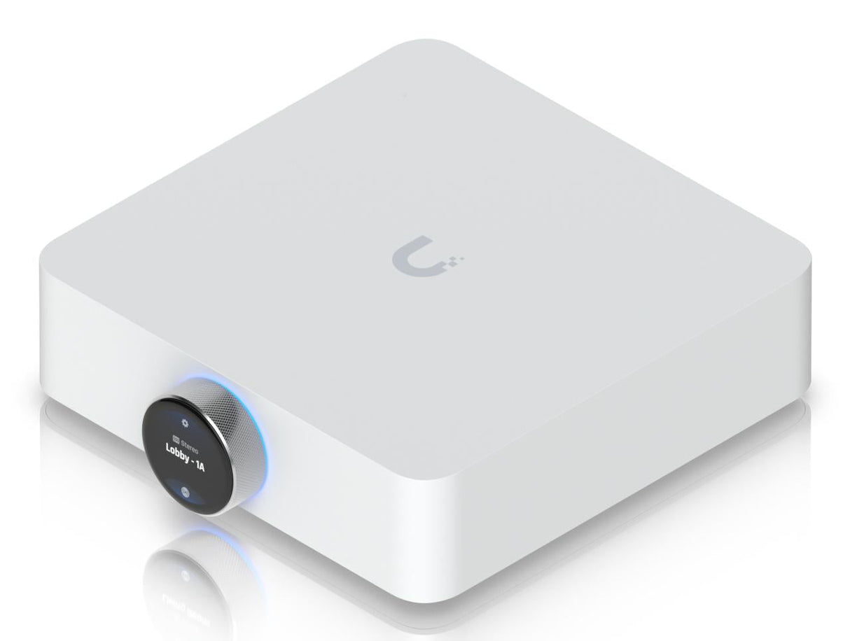 Ubiquiti PowerAmp, amplifier white, Wi-Fi, AirPlay 2, Spotify Connect Ubiquiti