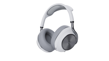 Turtle Beach Stealth Pro II – Xbox-headset, hvid – Side med løftet mikrofon