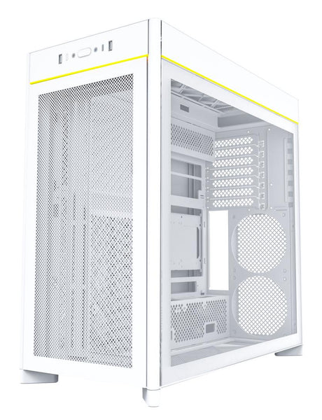 Montech HS01, Mesh front, ATX, no fans - White Telon Technology Co Ltd (Montech)
