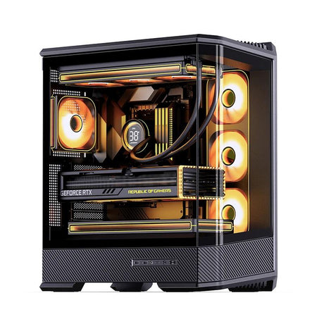 Jonsbo D400 Midi Tower, ATX, Tempered Glass - black Dongguan Sibositong Industrial Co., Ltd. (Jonsbo)